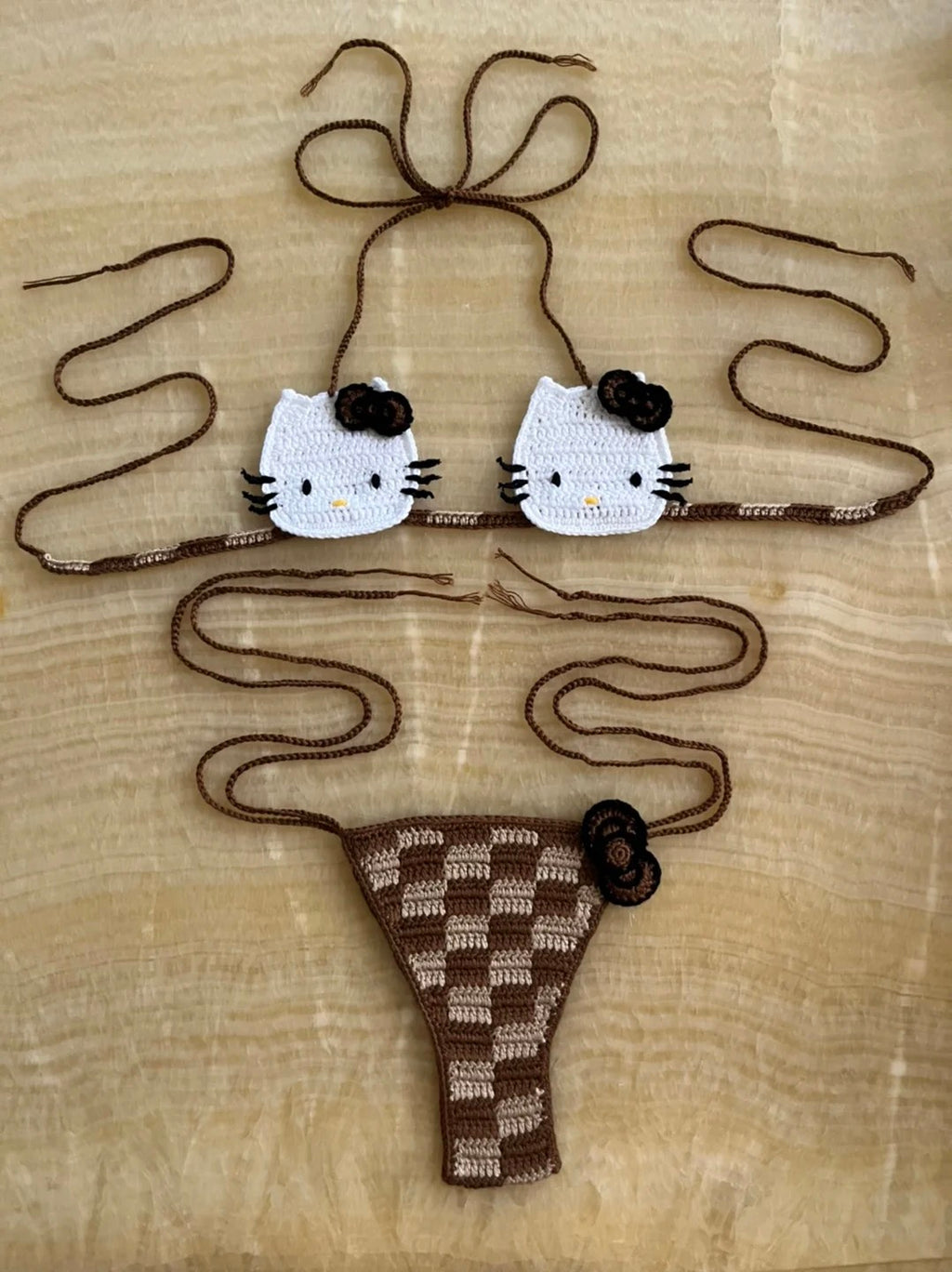 Hello Kitty Kini - Brown